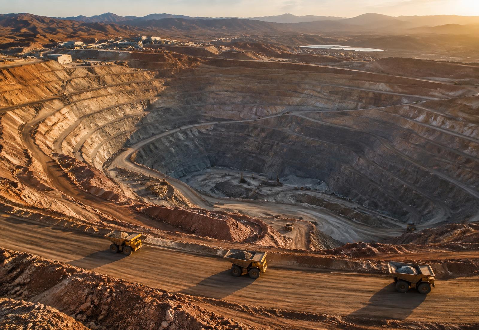 Open pit mineral project